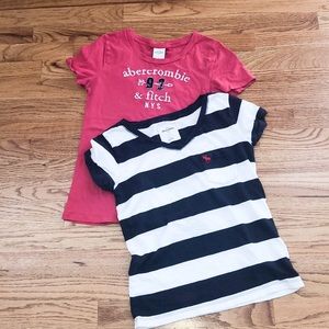 Abercrombie Kids 2 short sleeved tees. L